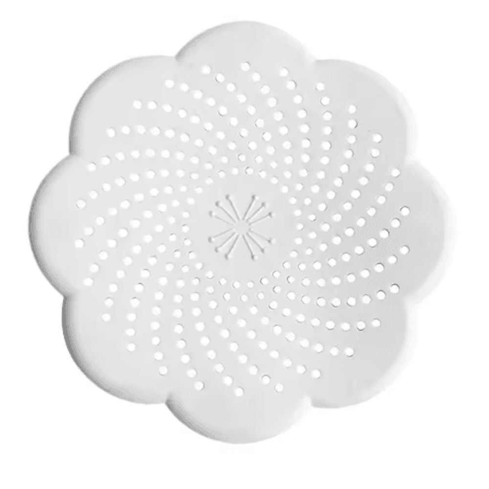 Flower Silicone Drain Cover Hair Catcher Sink Strainer 3