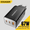 Essager 67W GaN USB C Fast Charger With Dual USB Ports 1