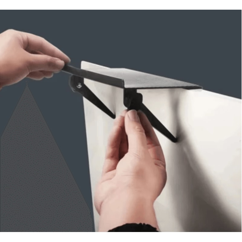 No Drill TV Screen Storage Rack For Router And Set Top Box 2