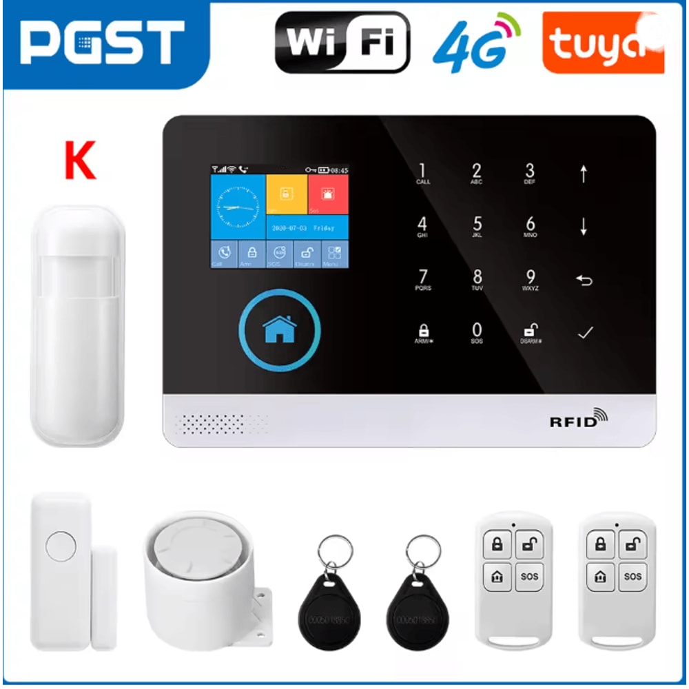 PGST Smart Home Security Alarm System Wireless GSM WIFI With App Control 9