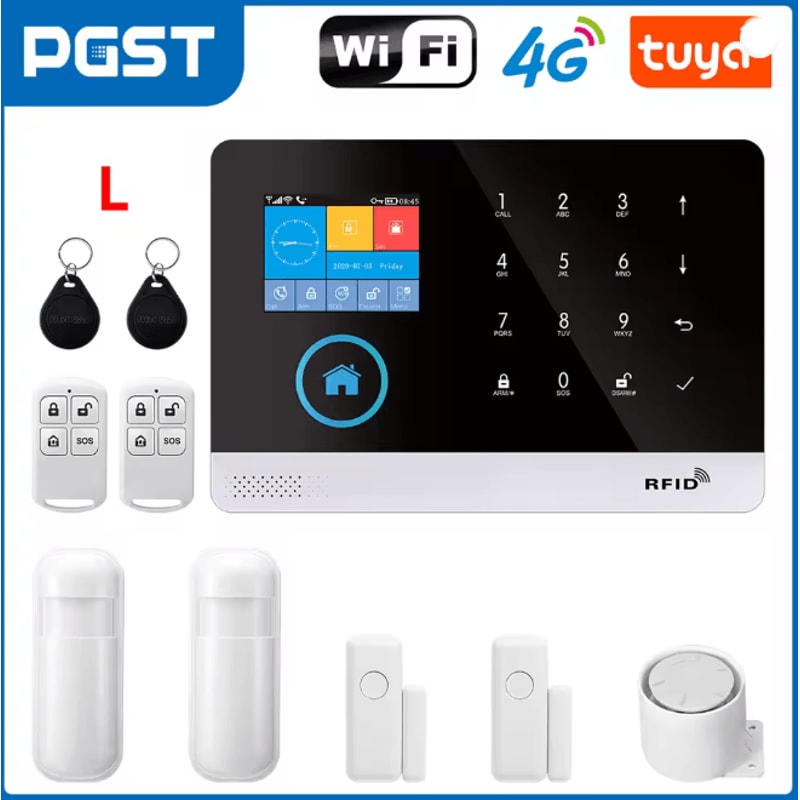 PGST Smart Home Security Alarm System Wireless GSM WIFI With App Control 10