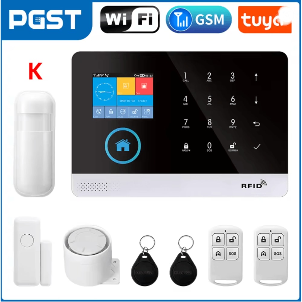 PGST Smart Home Security Alarm System Wireless GSM WIFI With App Control 3