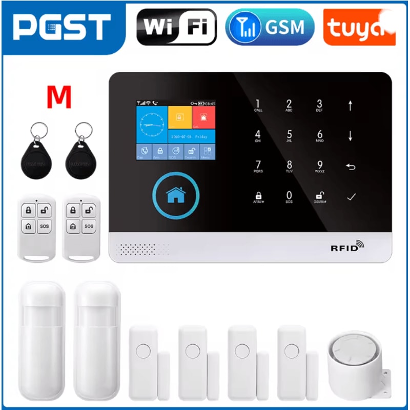 PGST Smart Home Security Alarm System Wireless GSM WIFI With App Control 5