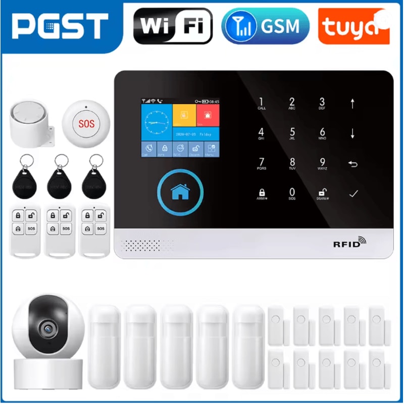 PGST Smart Home Security Alarm System Wireless GSM WIFI With App Control 16