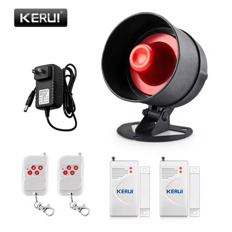KERUI Wireless Motion Sensor Alarm Siren Standalone Home Security System 6