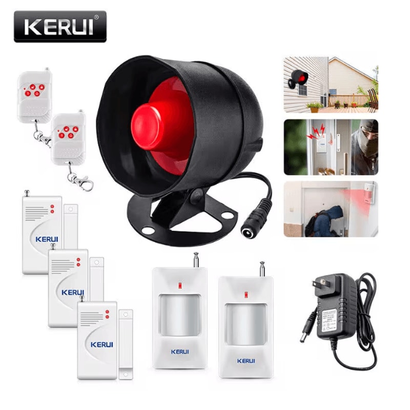KERUI Wireless Motion Sensor Alarm Siren Standalone Home Security System 7