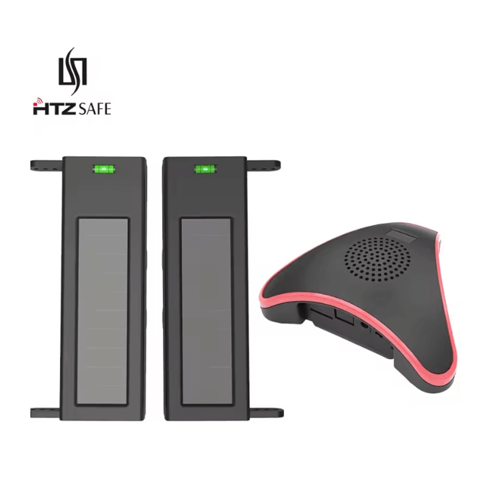 HTZSAFE Solar Driveway Alarm System Wireless Outdoor Motion Sensor Alert 0