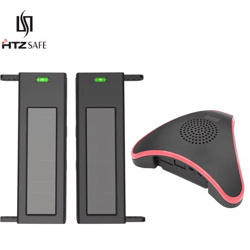 htzsafe solar driveway alarm system wireless outdoor motion sensor alert