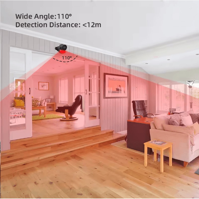 CPVAN Wireless PIR Motion Sensor Alarm Infrared Home Security Detector 2