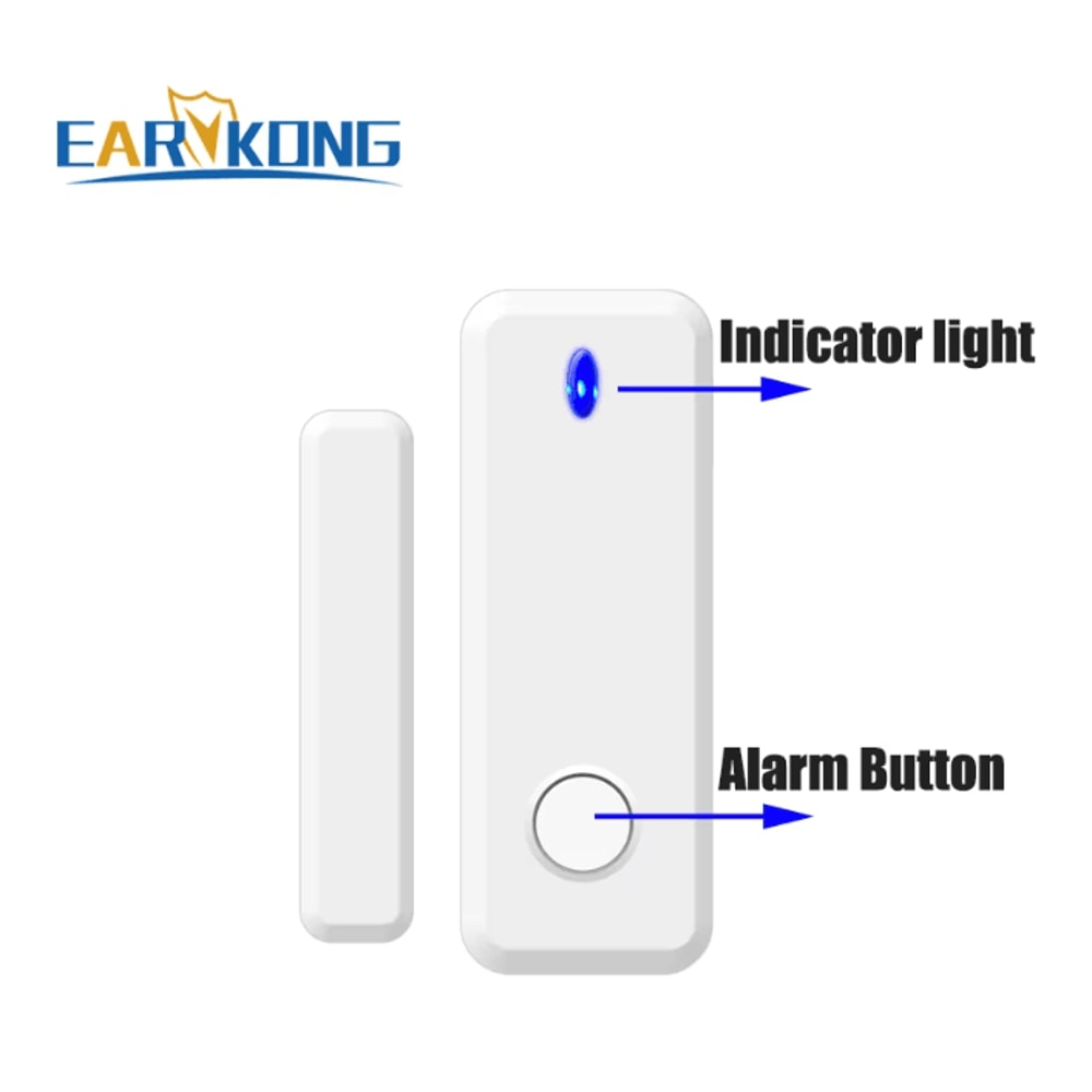 Wireless Door Window Sensor 433MHz Smart Home Security Open Detector 1