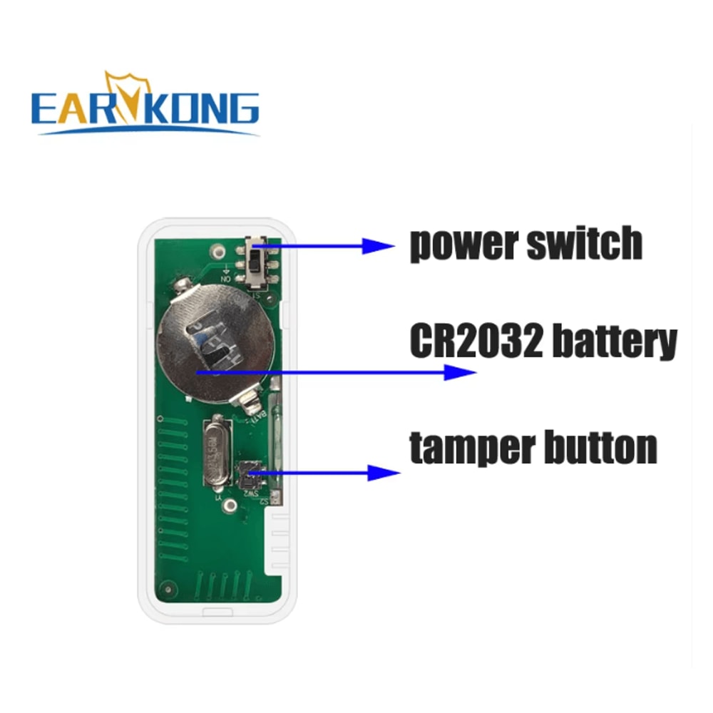 Wireless Door Window Sensor 433MHz Smart Home Security Open Detector 2