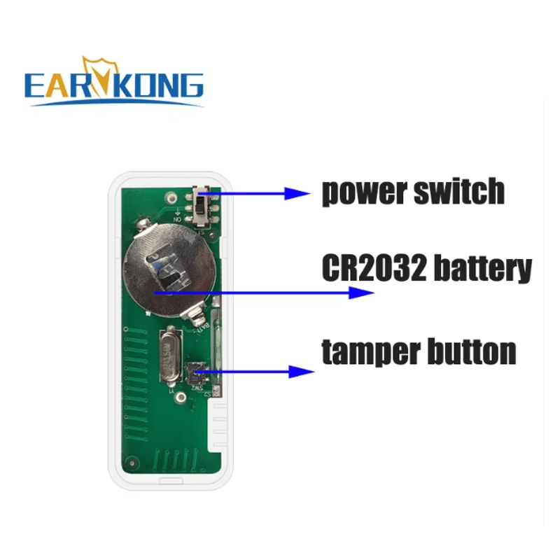 Wireless Door Window Sensor 433MHz Smart Home Security Open Detector 2