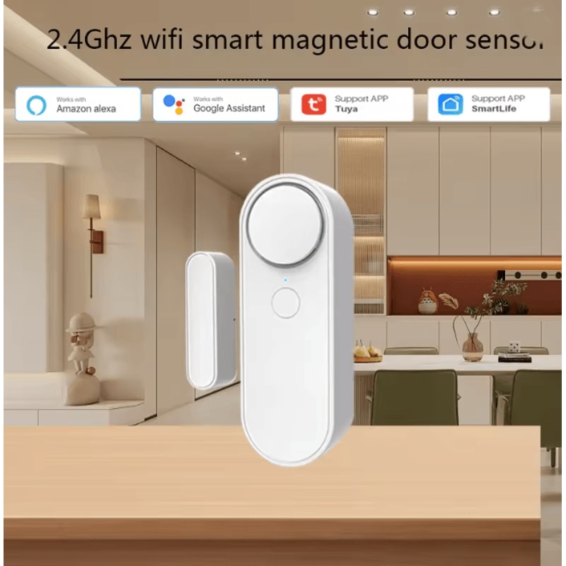 Tuya WIFI Door Window Sensor Alarm Smart Entry Security With Siren 2