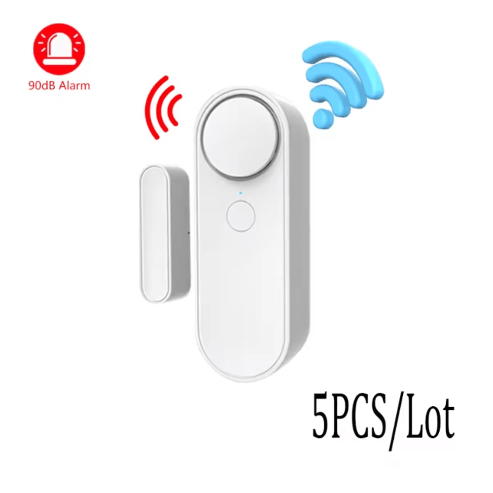 Tuya WIFI Door Window Sensor Alarm Smart Entry Security With Siren 7