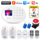 KERUI Smart Home Alarm System Wireless WIFI GSM With Motion Sensors 5