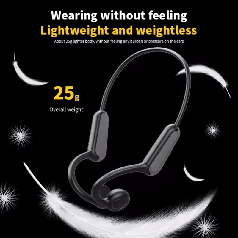 Wireless Bone Conduction Bluetooth Sports Headphones Open Ear Design 2