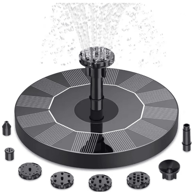 SunRipple Solar Floating Fountain Pump For Bird Baths And Garden Ponds 4