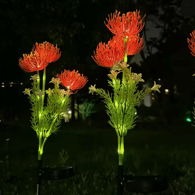 BloomGlow Solar Garden Flower Lights For Outdoor Lawn And Courtyard Decor 4