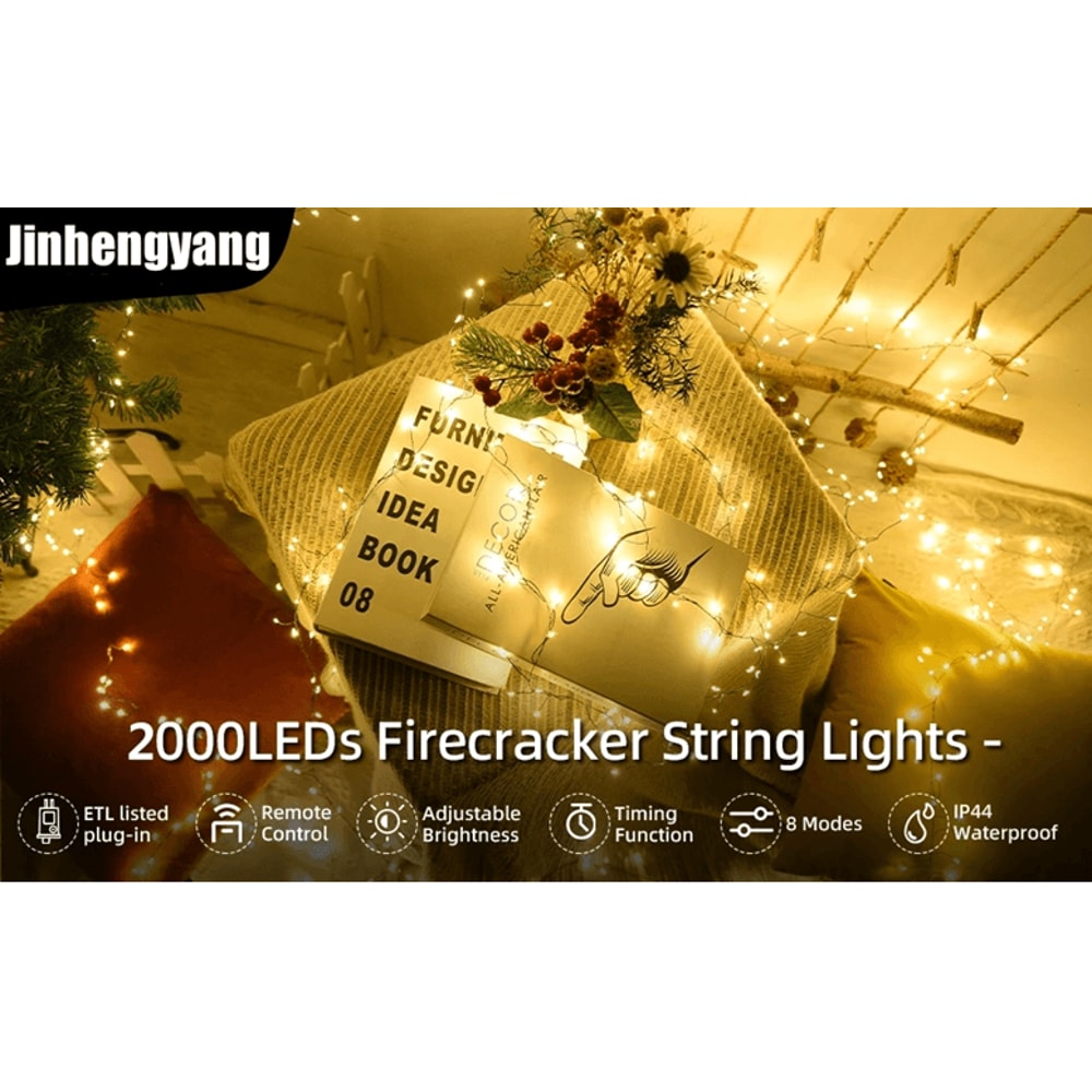 StarWeave Remote Control Copper Wire String Lights For Indoor And Outdoor Decor 0