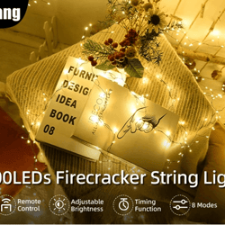 starweave remote control copper wire string lights for indoor and outdoor decor