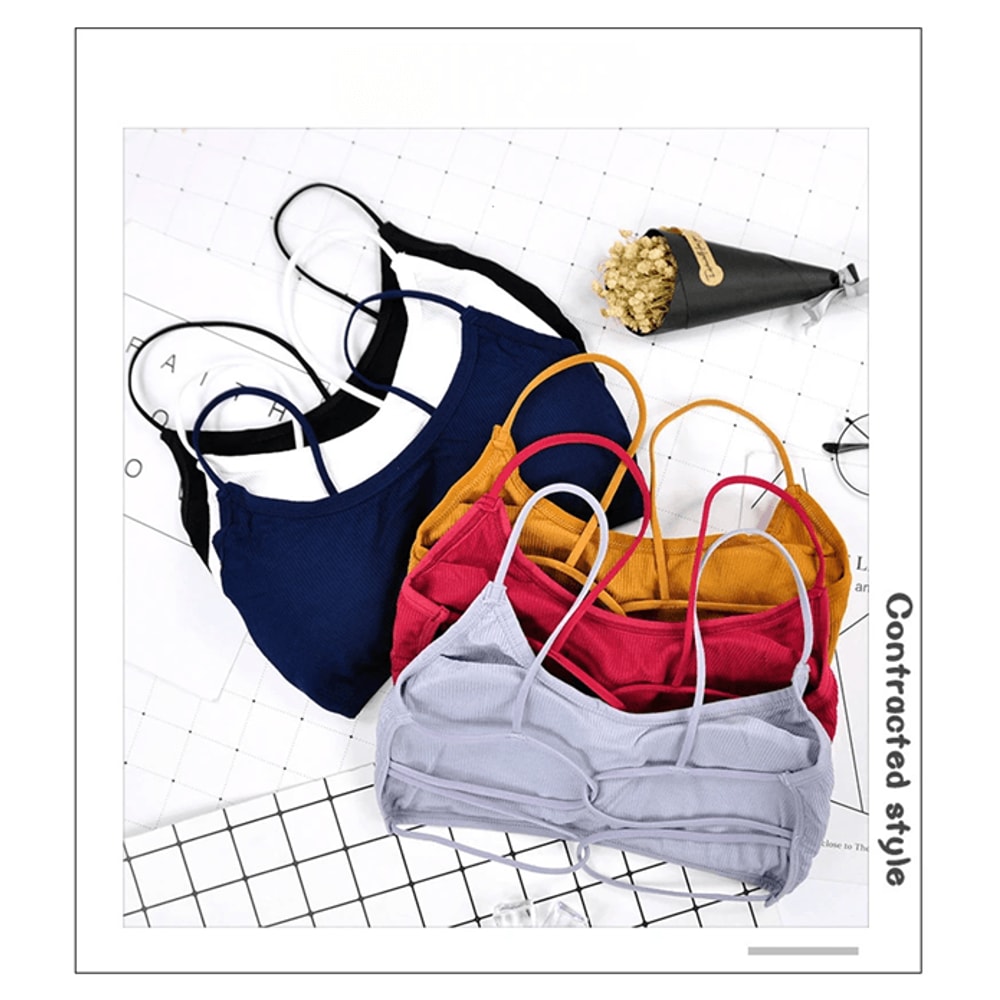 FlexEase Wireless Sports Bra With Removable Pads And Beauty Back Design 0