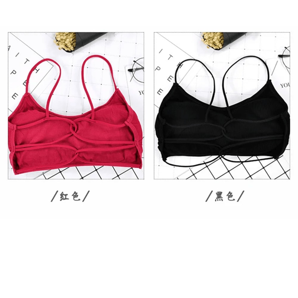 FlexEase Wireless Sports Bra With Removable Pads And Beauty Back Design 1