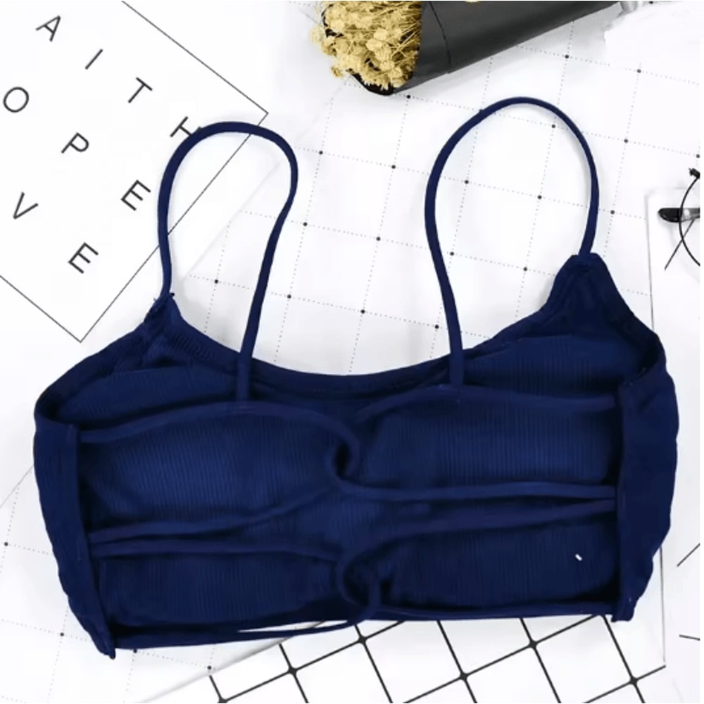 FlexEase Wireless Sports Bra With Removable Pads And Beauty Back Design 5