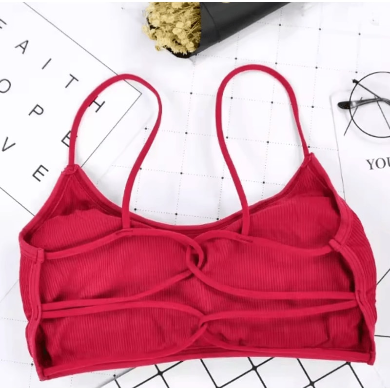 FlexEase Wireless Sports Bra With Removable Pads And Beauty Back Design 7