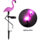 FlamingoGlow Solar Garden Light For Outdoor Pathways And Patio Decor 3