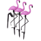 FlamingoGlow Solar Garden Light For Outdoor Pathways And Patio Decor 4