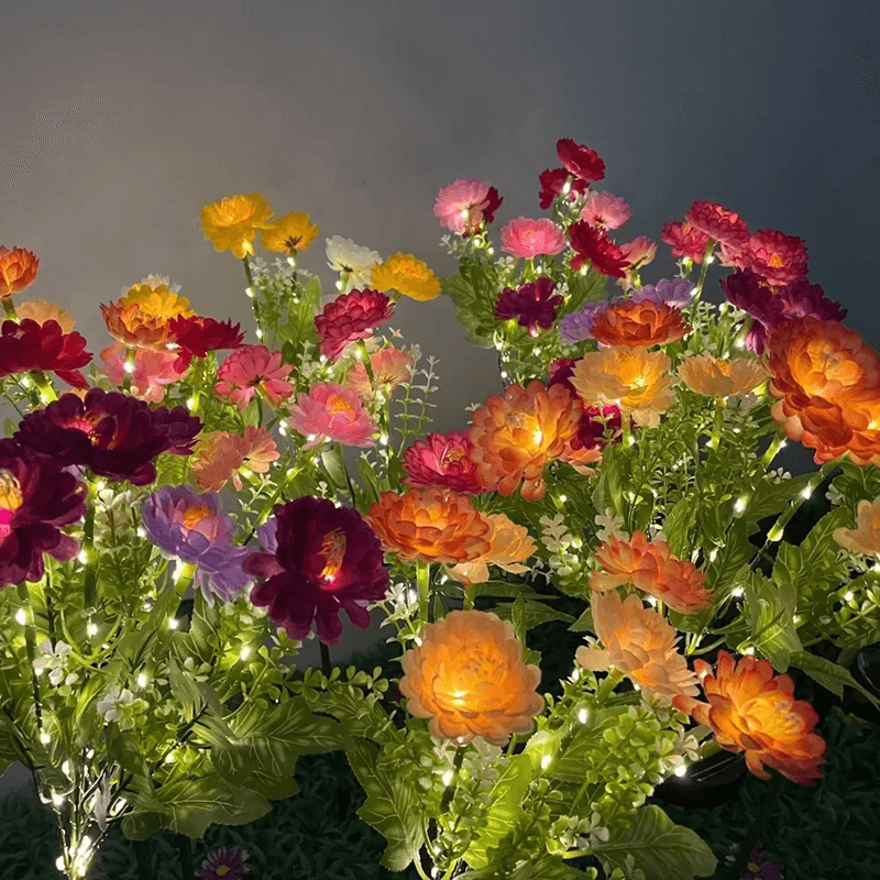 SnowLotus Solar Garden Lights For Outdoor Lawn And Patio Decor 0