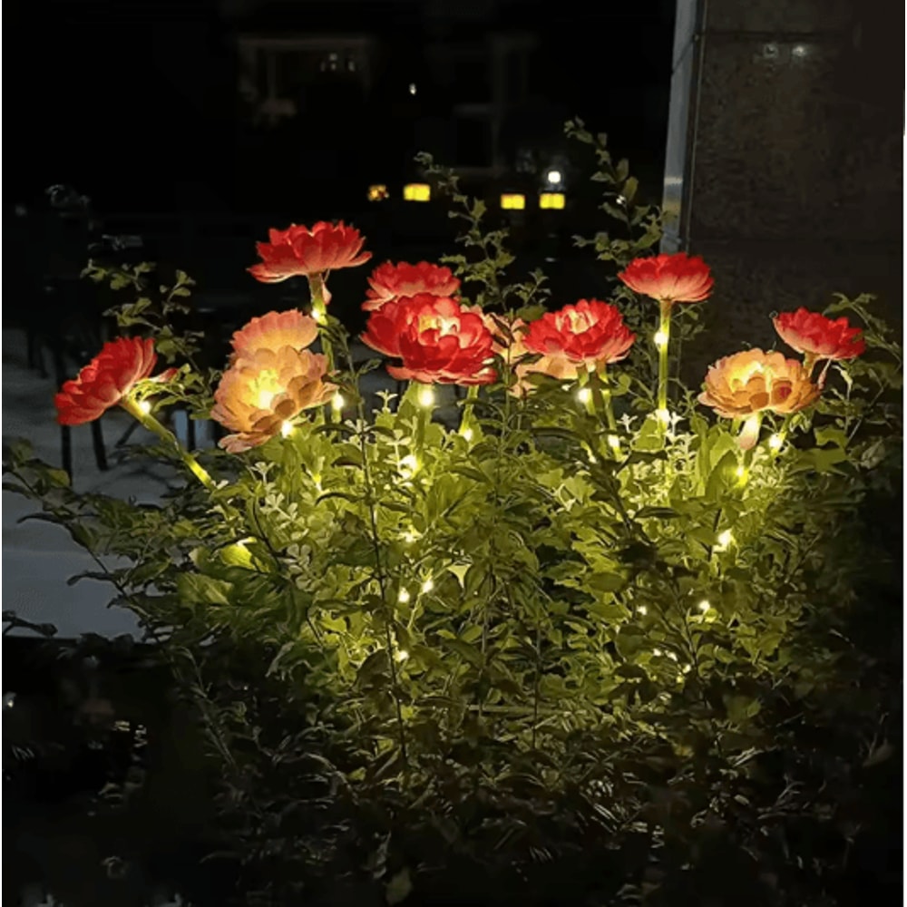 SnowLotus Solar Garden Lights For Outdoor Lawn And Patio Decor 3