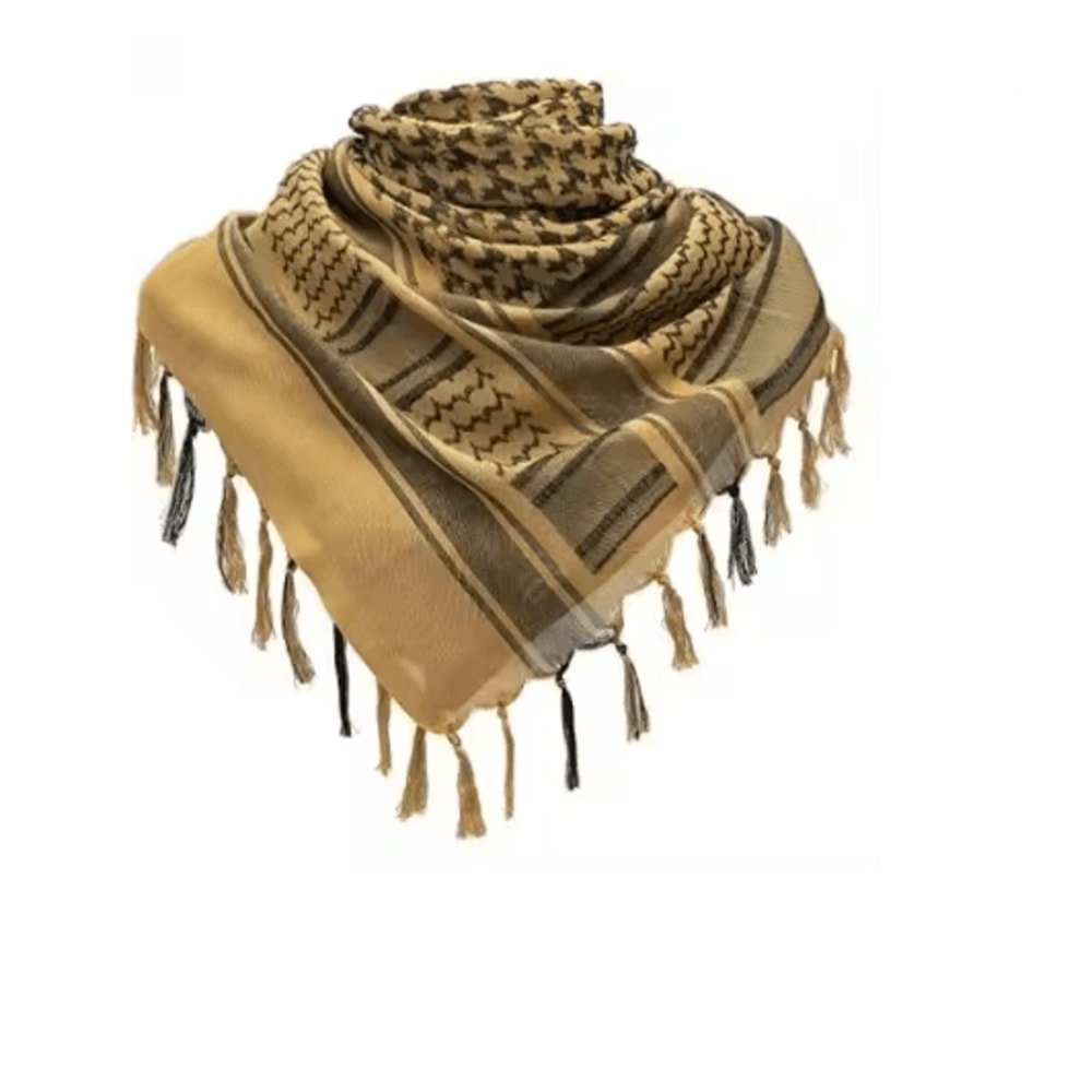 DesertShield Tactical Shemagh Scarf For Outdoor Protection And Versatile Wear 2