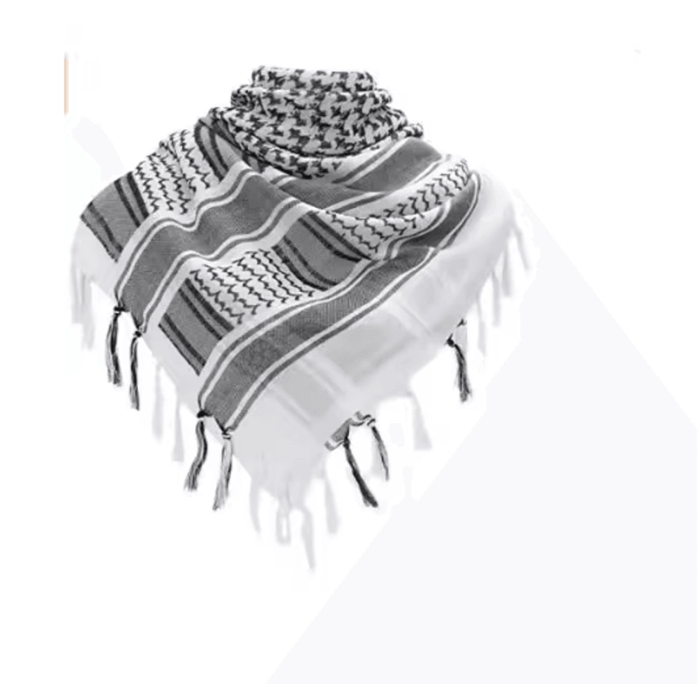 DesertShield Tactical Shemagh Scarf For Outdoor Protection And Versatile Wear 3