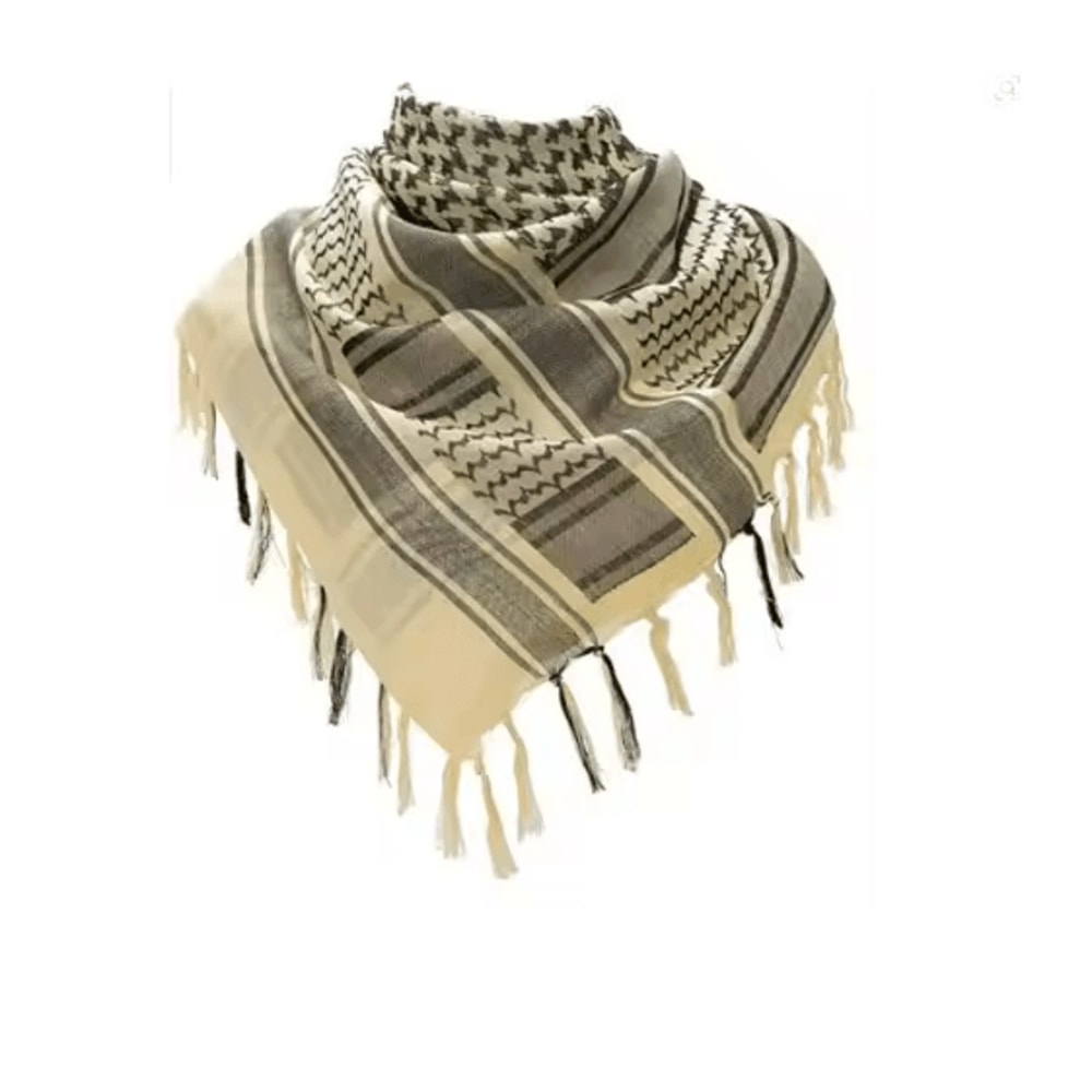 DesertShield Tactical Shemagh Scarf For Outdoor Protection And Versatile Wear 8