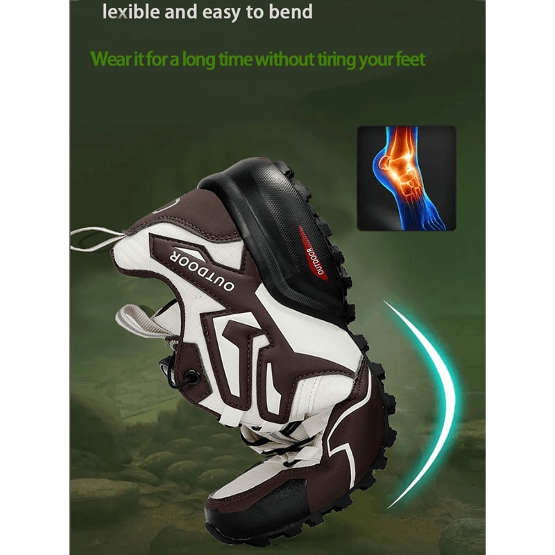 TrailForge Mens Hiking Sneakers For Trekking And Cycling Performance 0