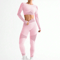 FlexMotion Seamless Yoga Set For Women Breathable Sports Suit 2