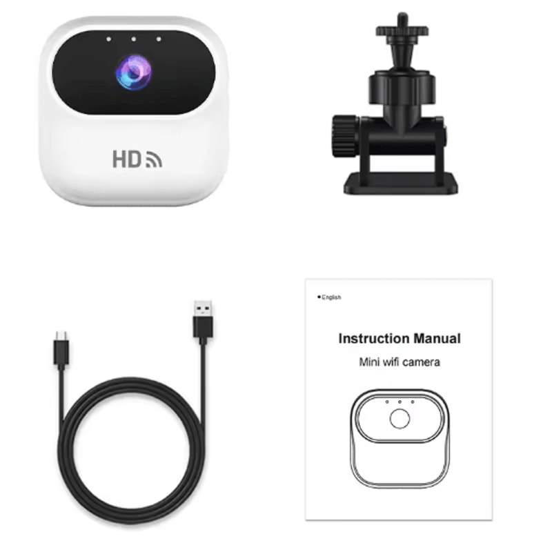 Ourlife A800 Mini WiFi Security Camera 1080P Smart Home Surveillance Camera 3