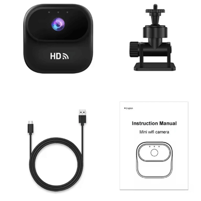 Ourlife A800 Mini WiFi Security Camera 1080P Smart Home Surveillance Camera 4