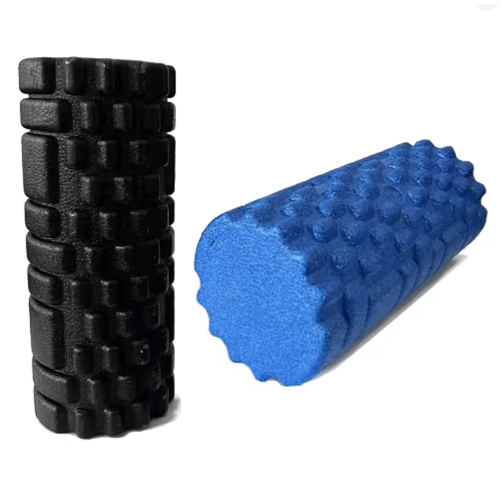 Textured Foam Roller For Muscle Recovery Yoga Pilates Massage Roller 33cm 0