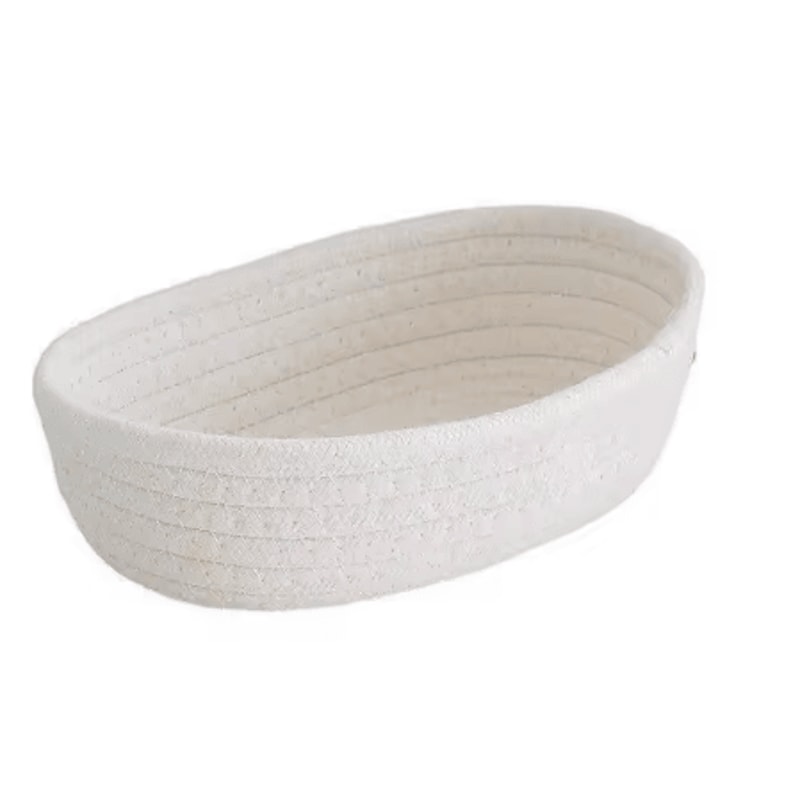 Nordic Cotton Rope Storage Basket Woven Desktop Organizer Box 3