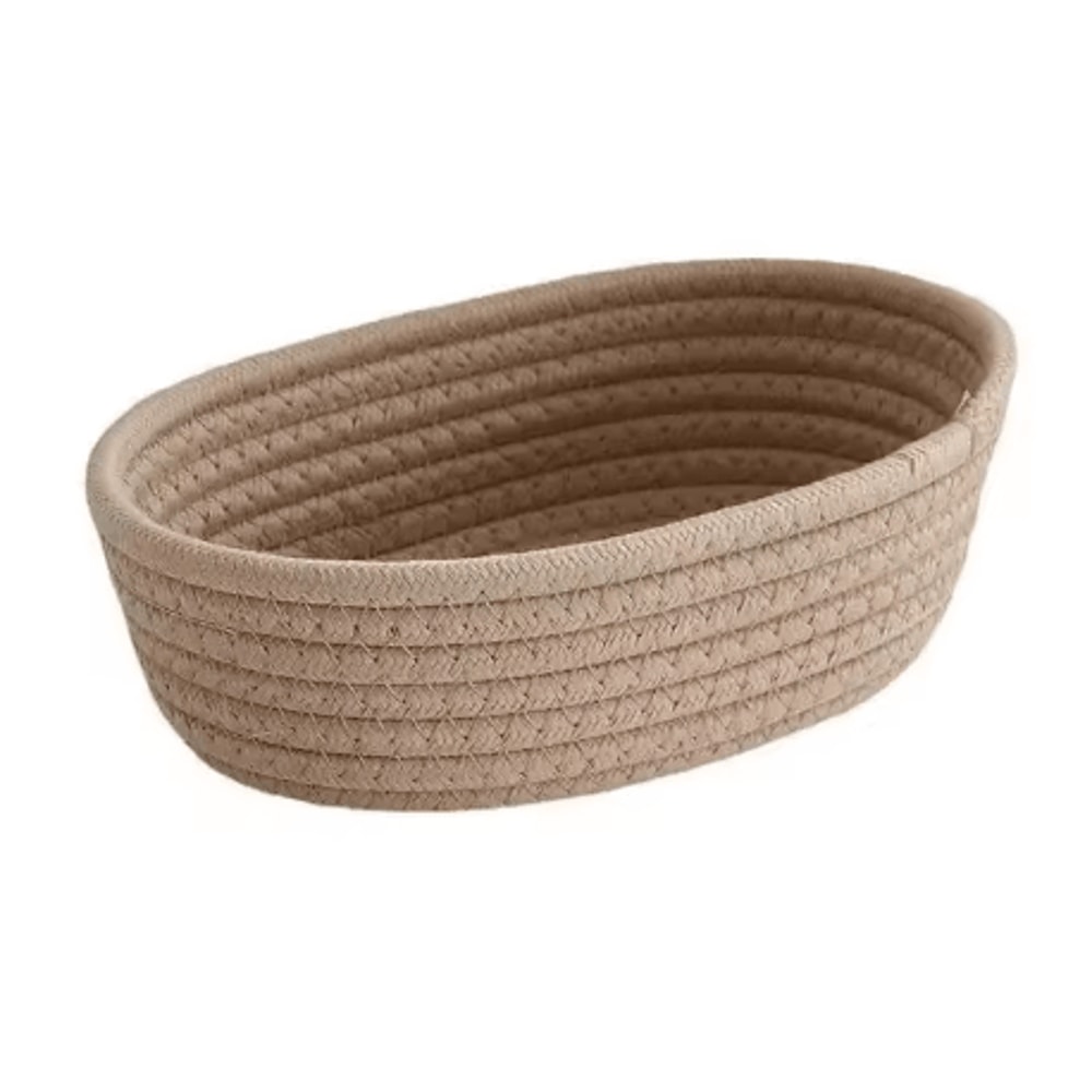 Nordic Cotton Rope Storage Basket Woven Desktop Organizer Box 4