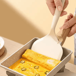 heat resistant silicone spatula non stick cooking and baking tool