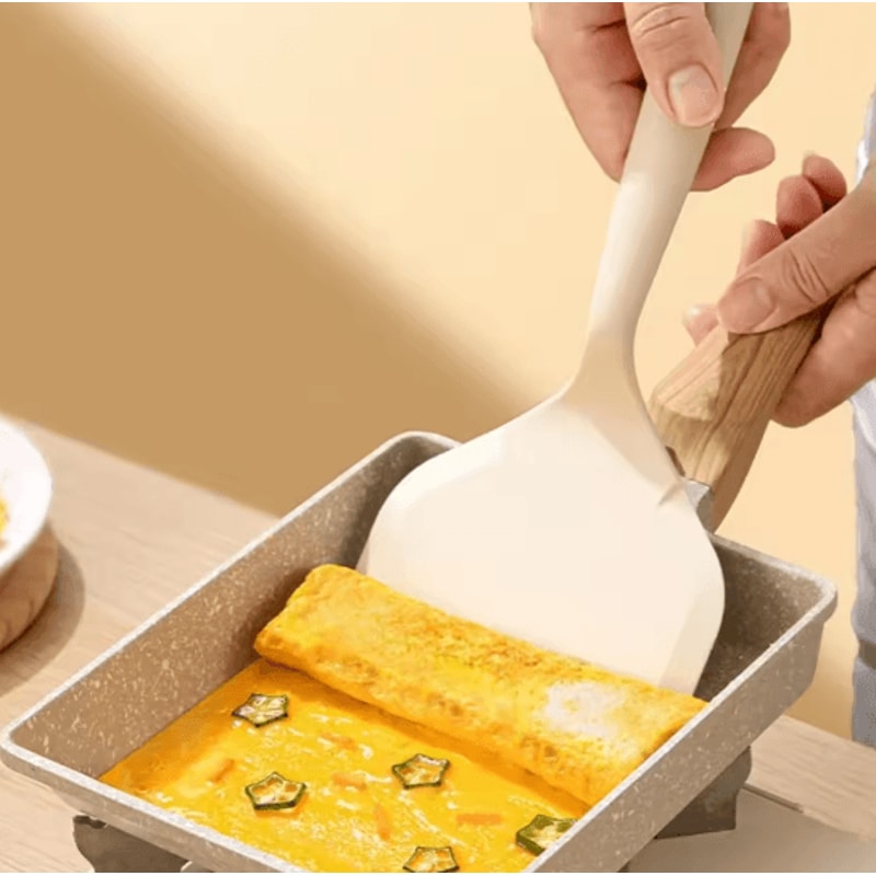 Heat Resistant Silicone Spatula Non Stick Cooking And Baking Tool 0