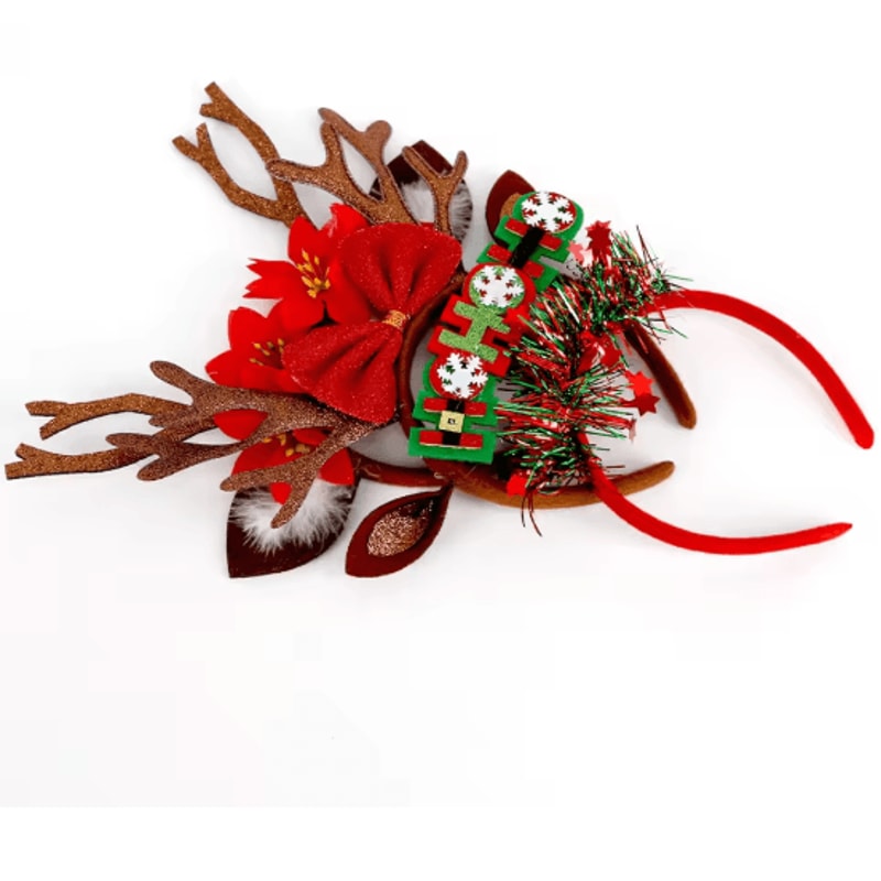 Christmas Antler Headband Cute Reindeer Hair Accessorie 2