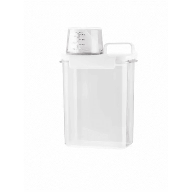 Airtight Laundry Detergent Dispenser Clear Powder And Liquid Storage Container 4