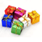 Mini Christmas Gift Box Ornaments Colorful Tree Decoration Set 50 Pieces 2