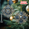 Christmas Snowflake Ornaments Acrylic Tree Hanging Decoration Set 6 Pieces 3