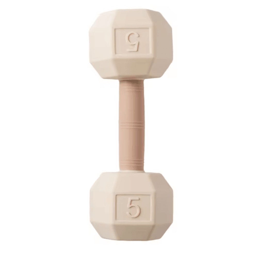 Baby Silicone Teething Rattle Dumbbell Sensory Toy For Infants 5