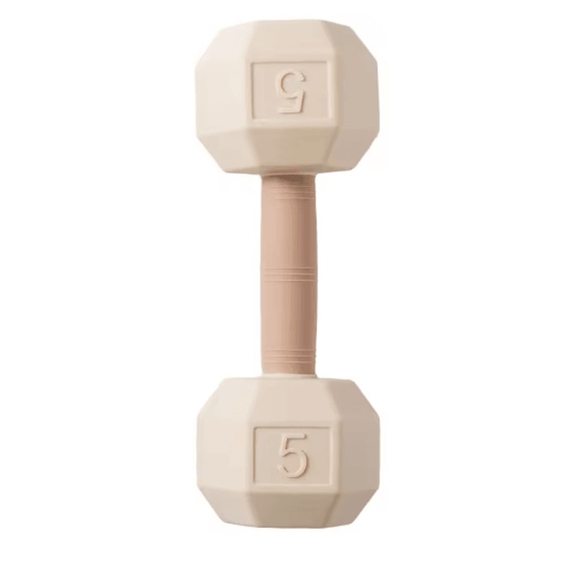 Baby Silicone Teething Rattle Dumbbell Sensory Toy For Infants 5